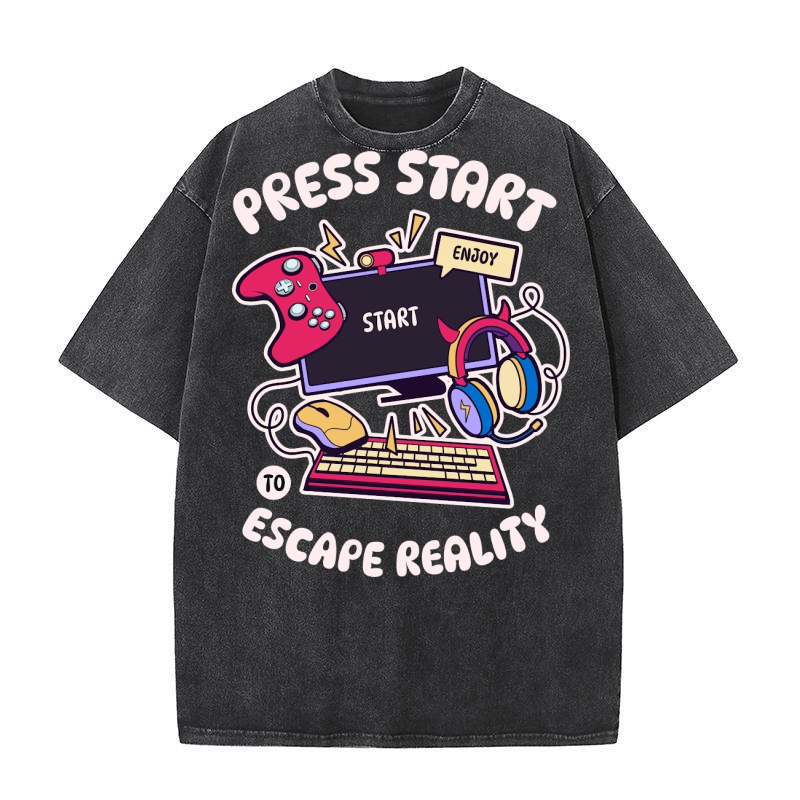 Press Start Washed T-Shirt