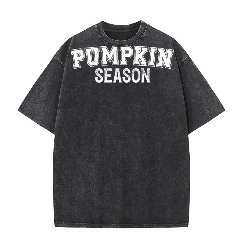 pumpkin season white Washed T-Shirt