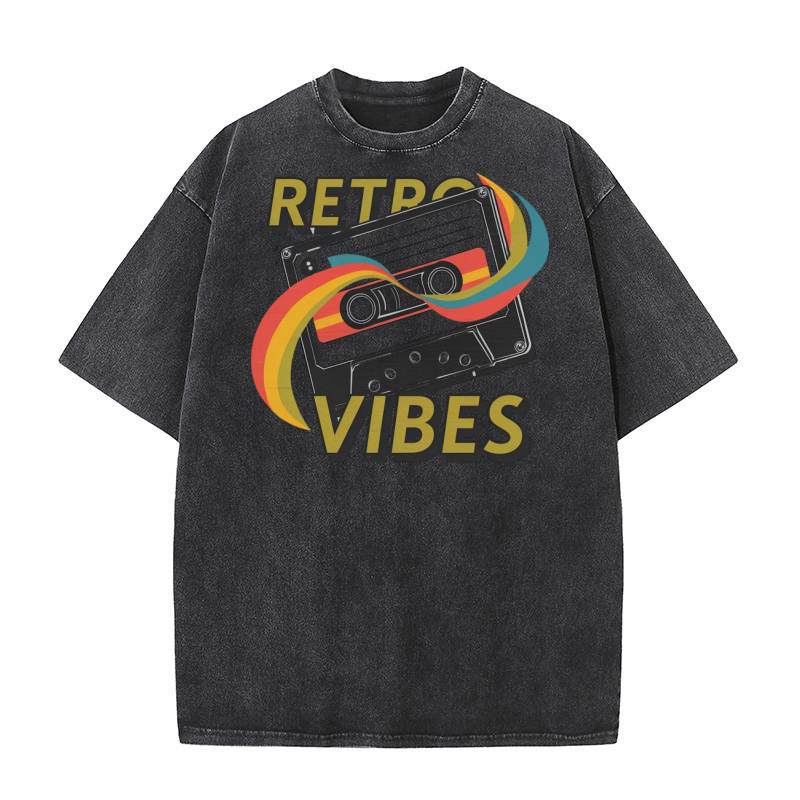 Retro vibes 4 Washed T-Shirt