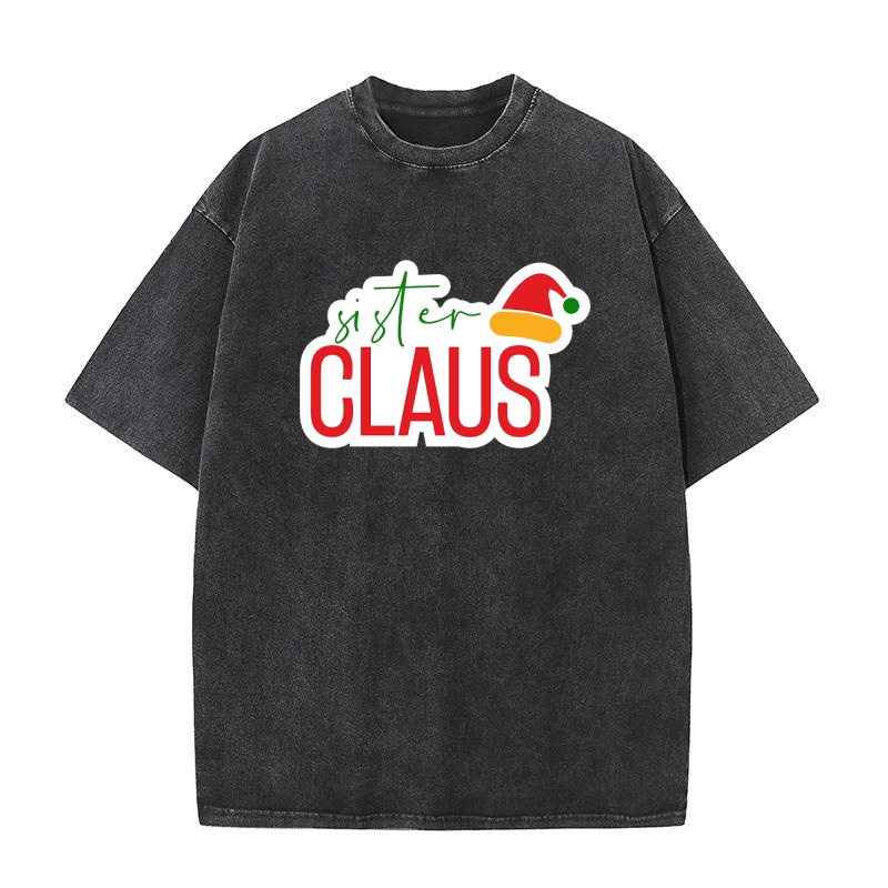 Sister Claus Washed T-Shirt