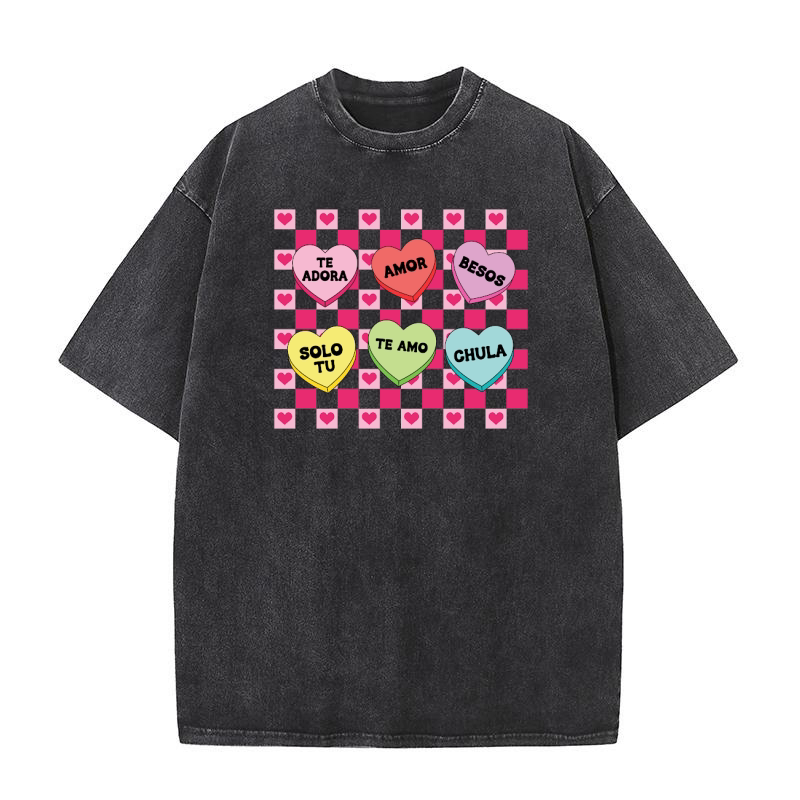 Valentines day 2 Washed T-Shirt