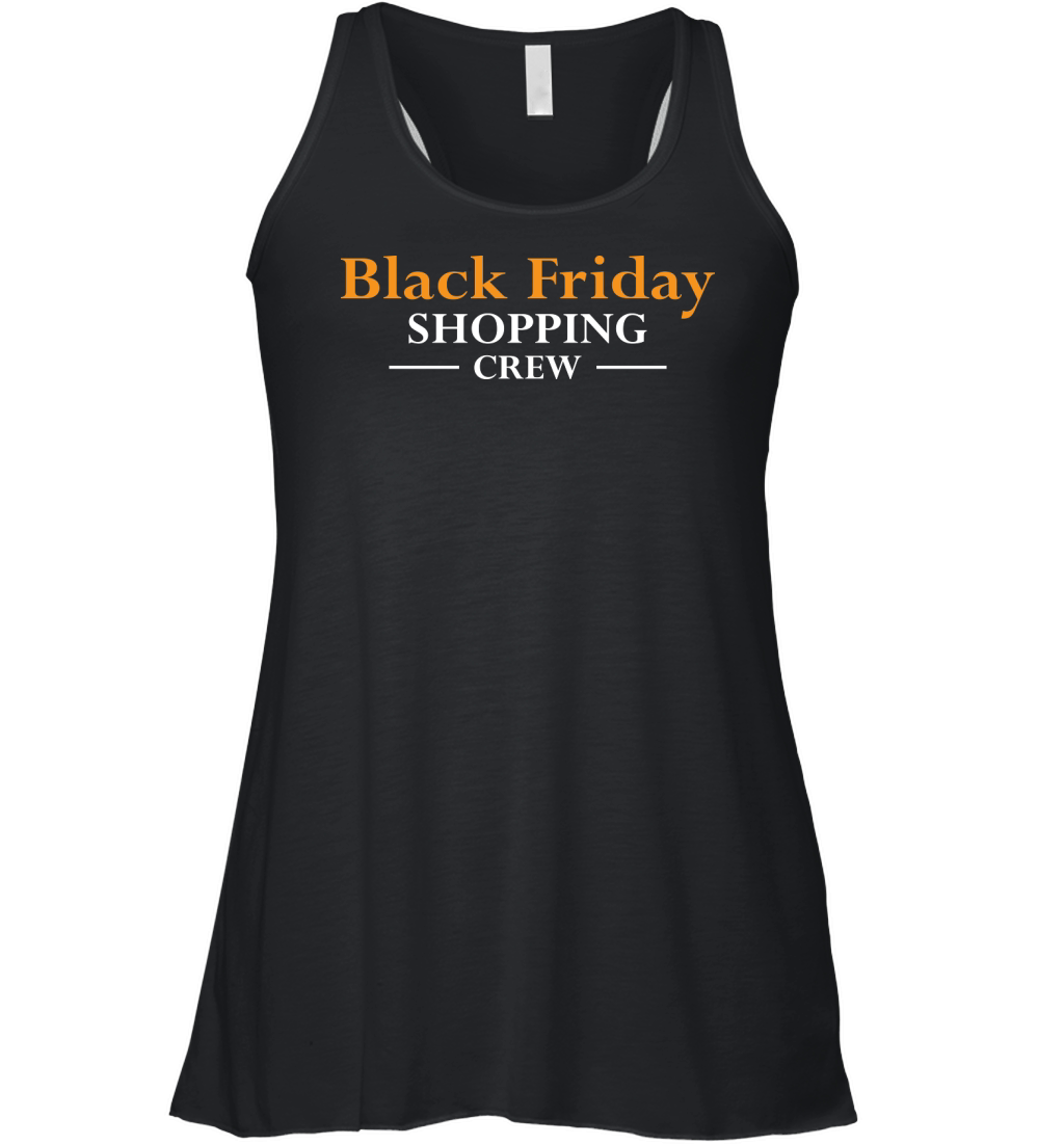 Black friday shopping crew Women's Flowy Tank Top