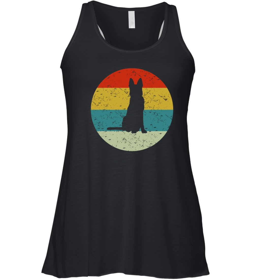 GERMAN SHEPHERD vintage Women's Flowy Tank Top