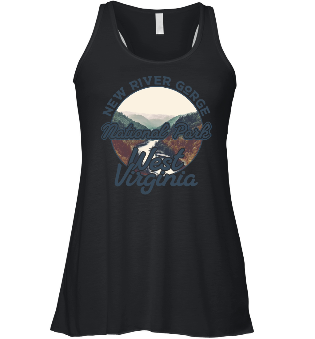 New River Gorge National Park West Virginia Women's Flowy Tank Top