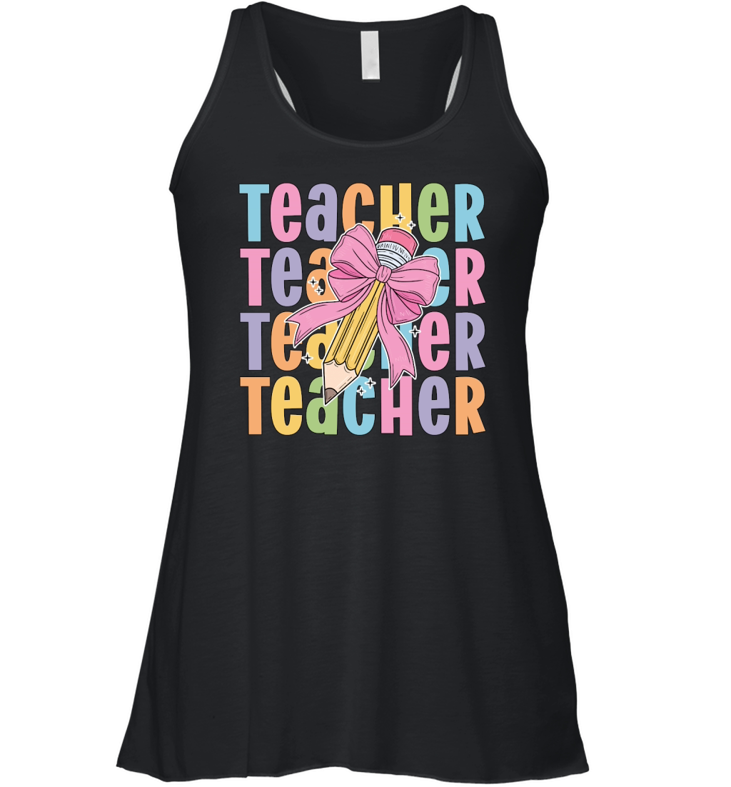 teacher pencil Women's Flowy Tank Top