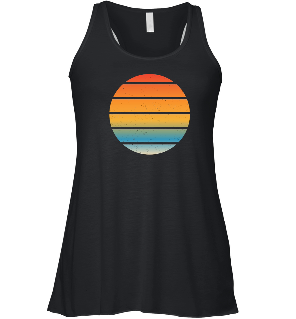 Vintage Retro Sunset (2) Women's Flowy Tank Top