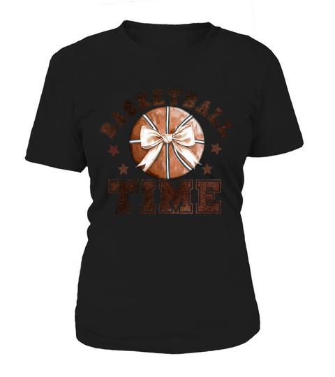 Basketball time ball bow Women's T-Shirt
