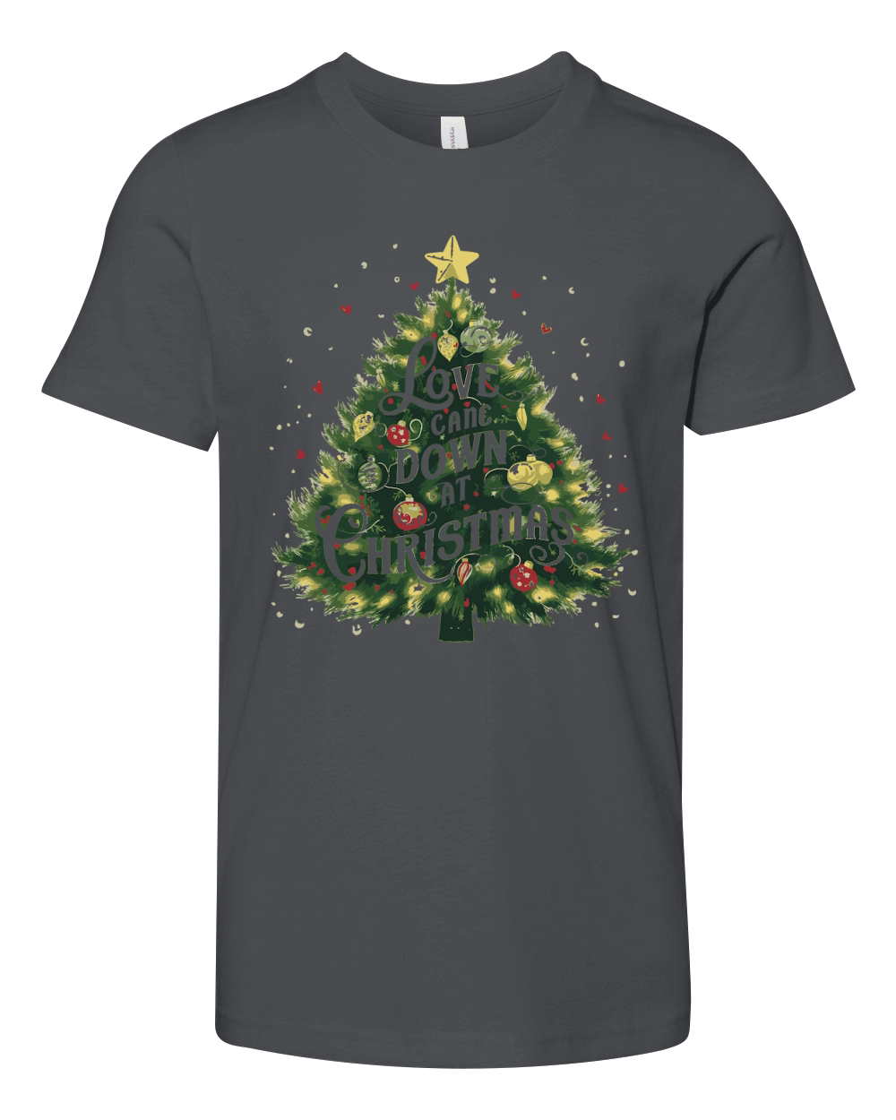 Love came down at Christmas Youth Unisex Jersey Tee