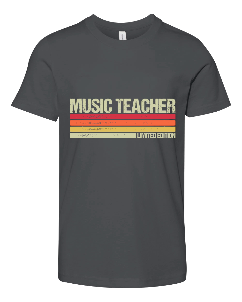 Music Teacher Birthday Job Title Youth Unisex Jersey Tee