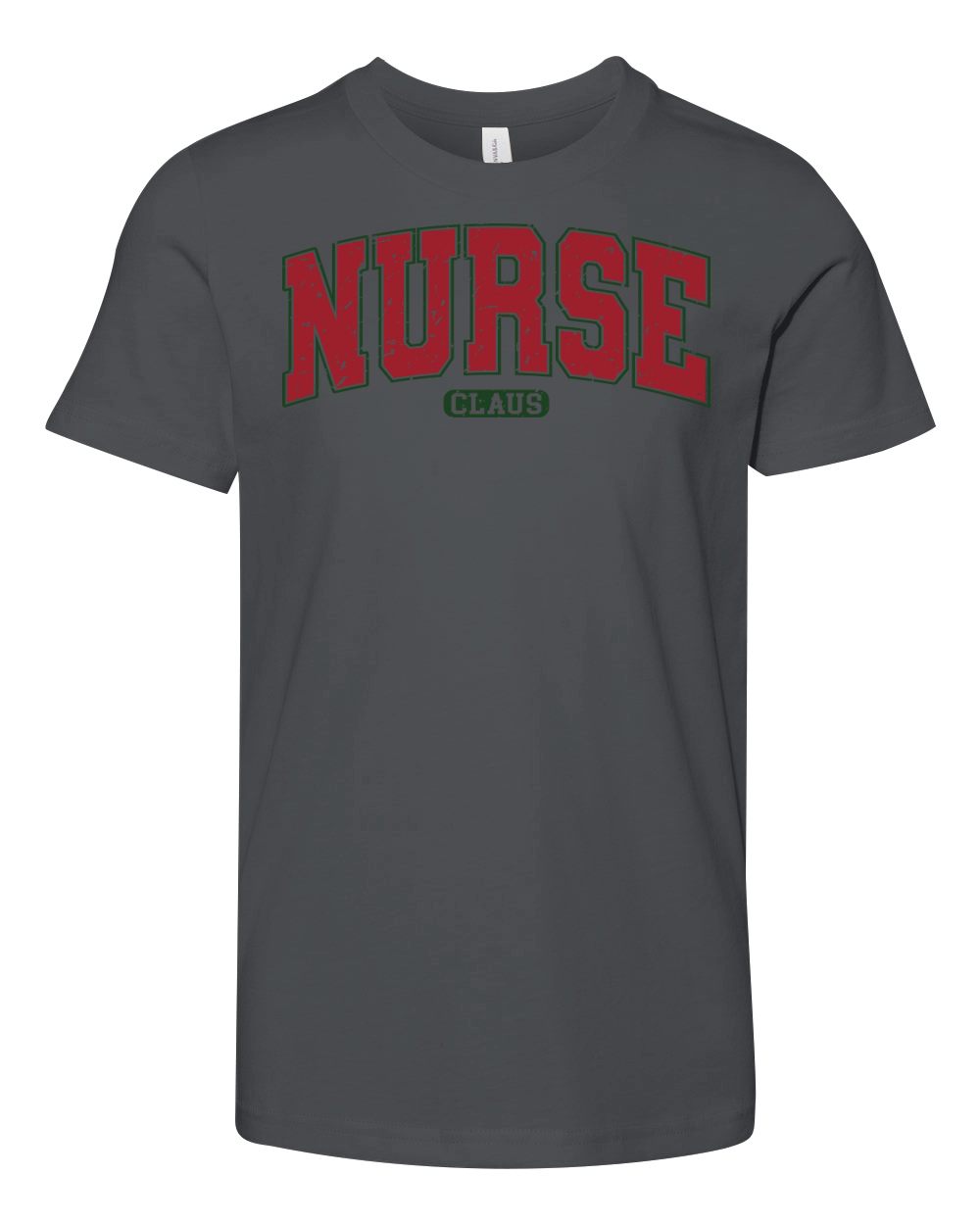 NurseClausVarsity Retro Youth Unisex Jersey Tee