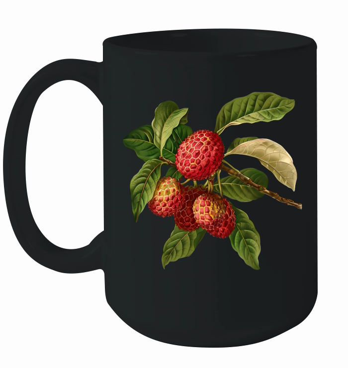 Lychee Spiky Sweetness Vintage Fruit Ceramic Mug
