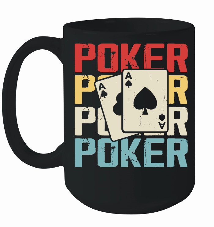 Vintage Casino Poker Ceramic Mug