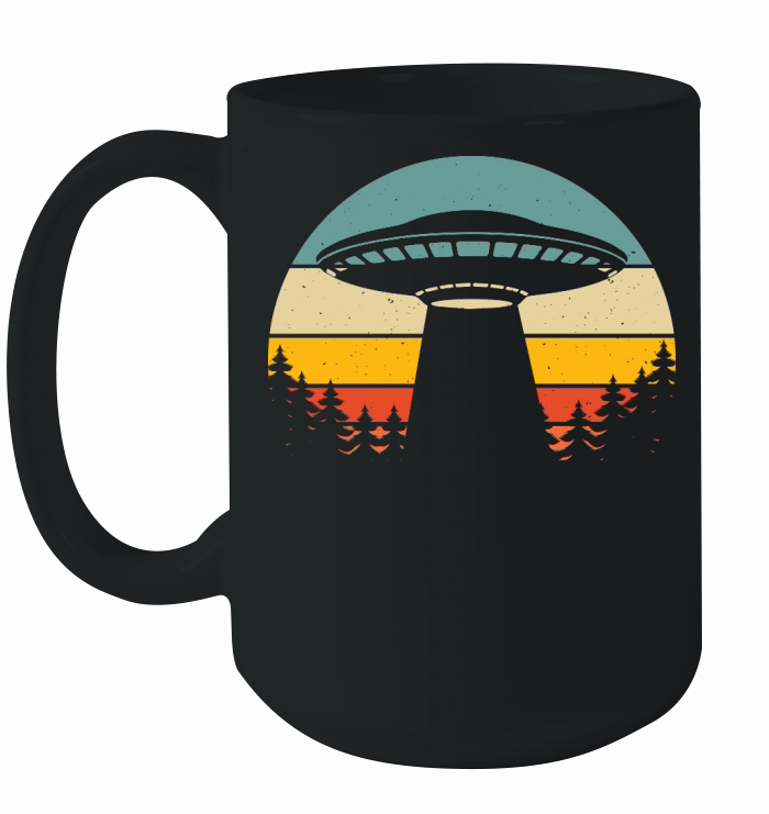 Vintage UFO Alien 09 Ceramic Mug