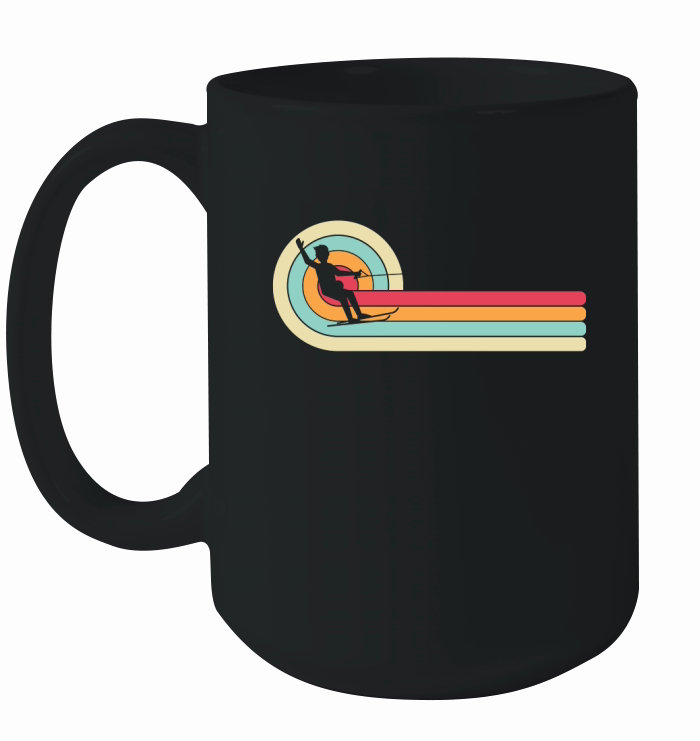 Water Sports Water Skiing water skis men Water Ski vintage Ceramic Mug