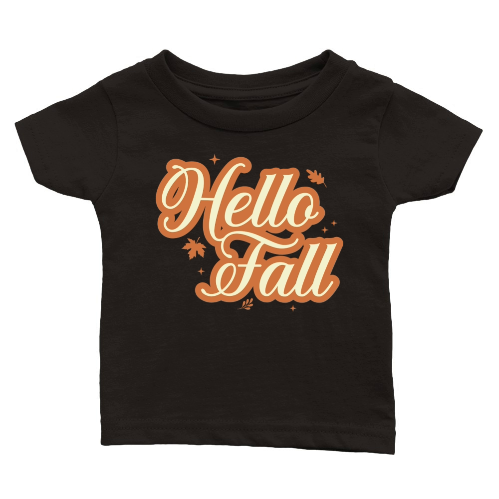 HelloFall1 PNG Classic Baby Crewneck T-shirt