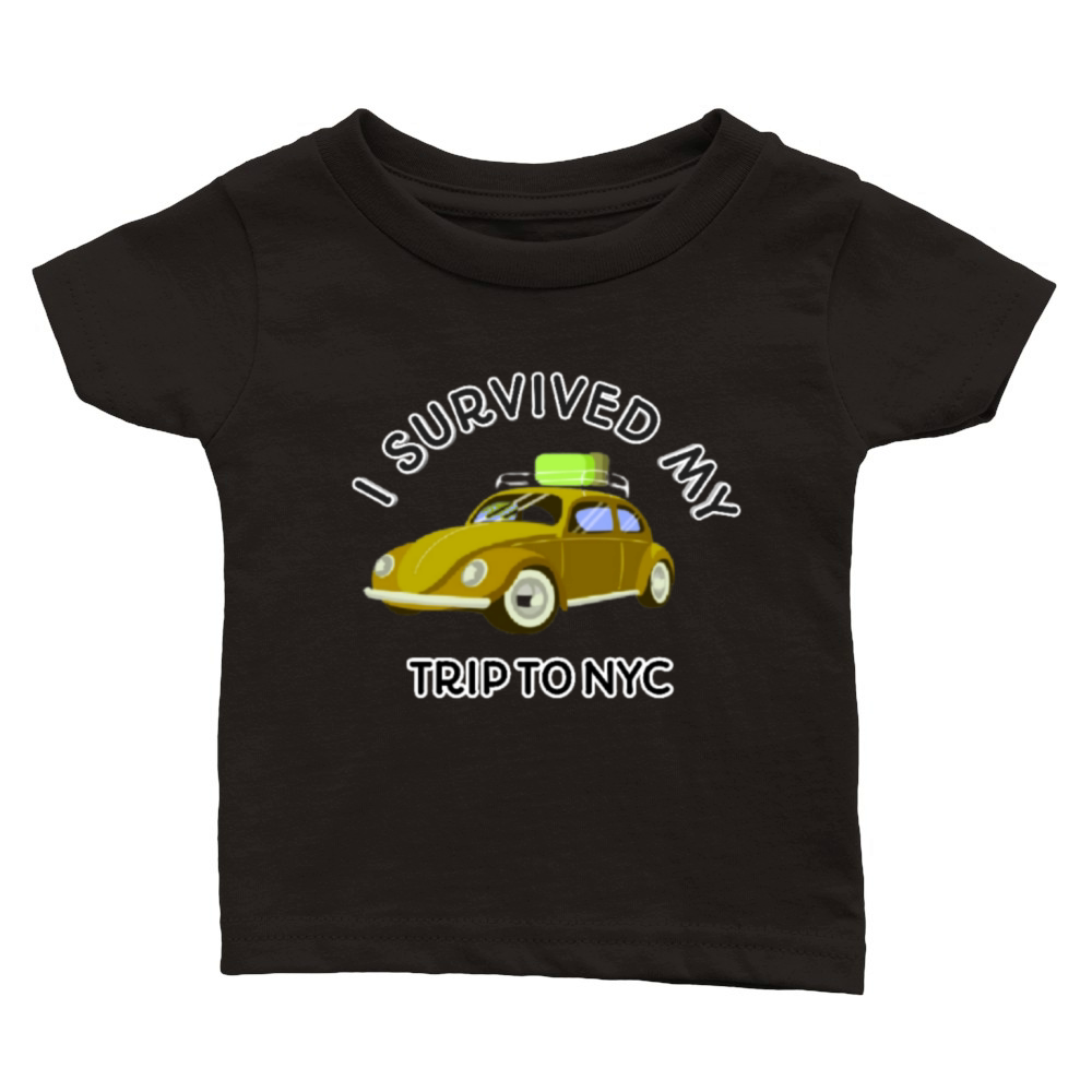 I SURVIVED MY TRIP TO NYC Classic Baby Crewneck T-shirt