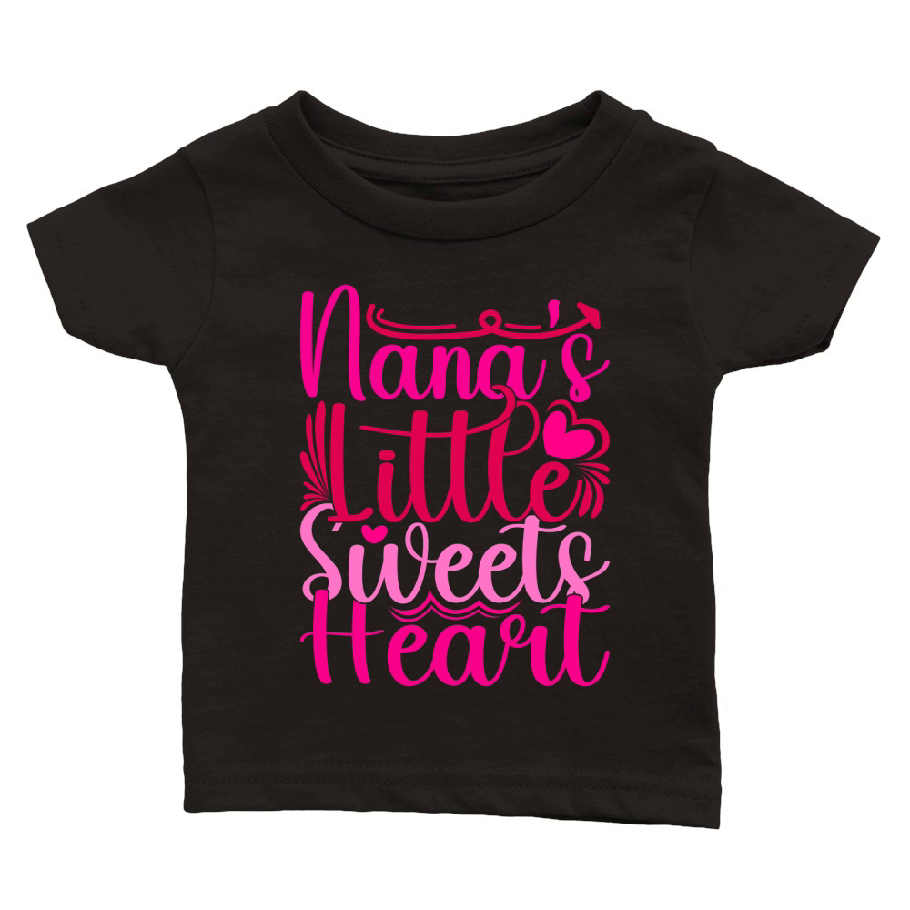 Nanas Little Sweets Heart Classic Baby Crewneck T-shirt
