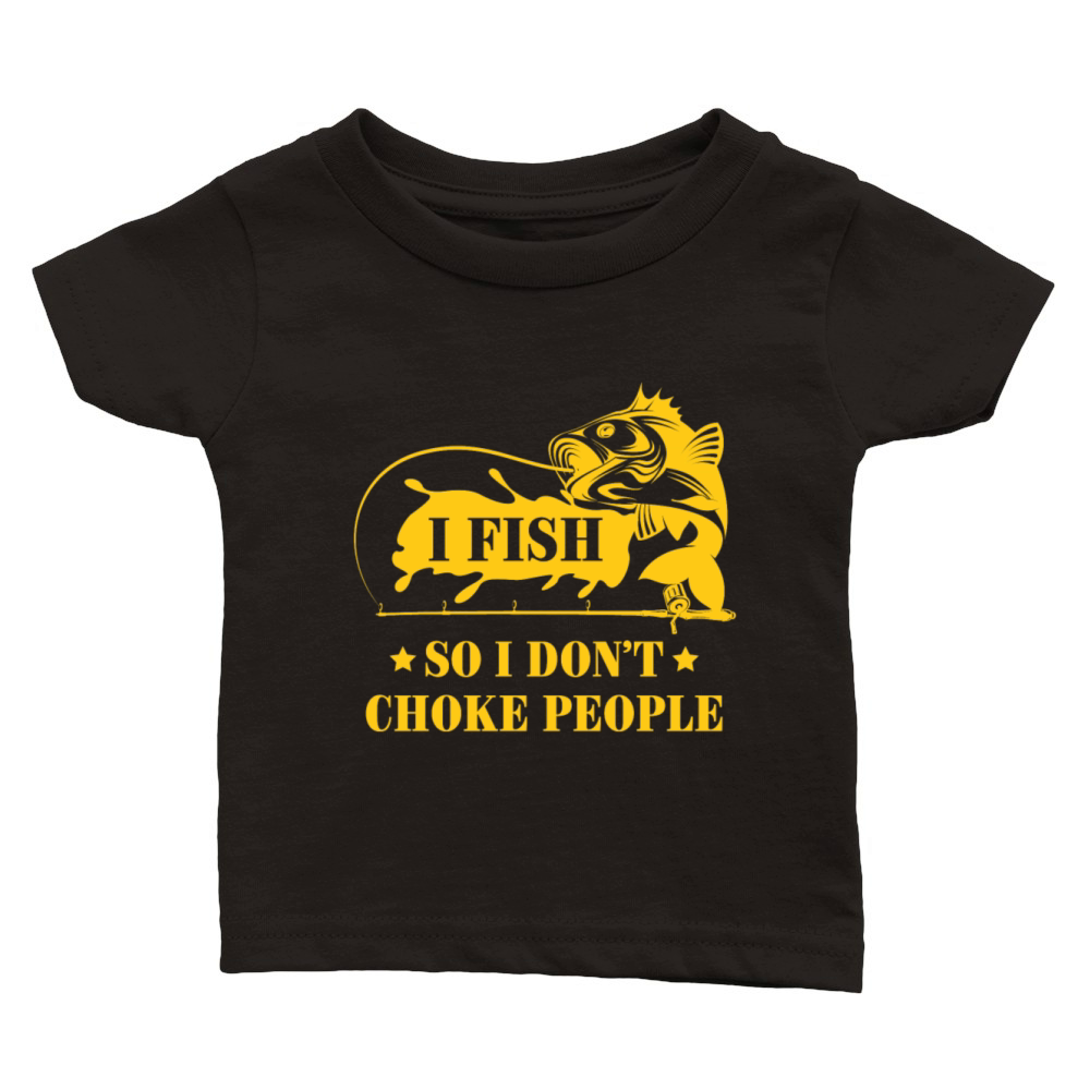 Perfect Costume For Fishing Lover. Gift For Dad Classic Baby Crewneck T-shirt