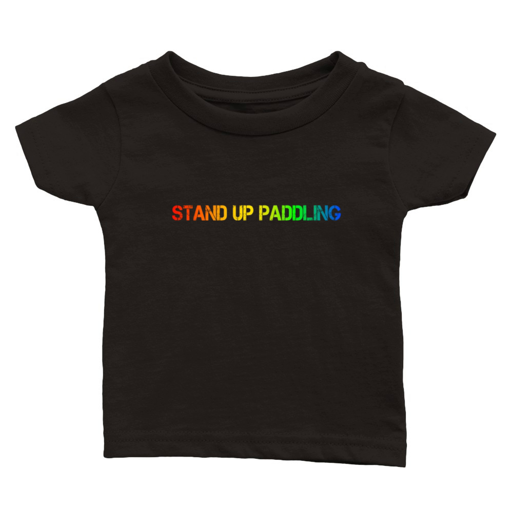 Stand Up Paddling Classic Baby Crewneck T-shirt