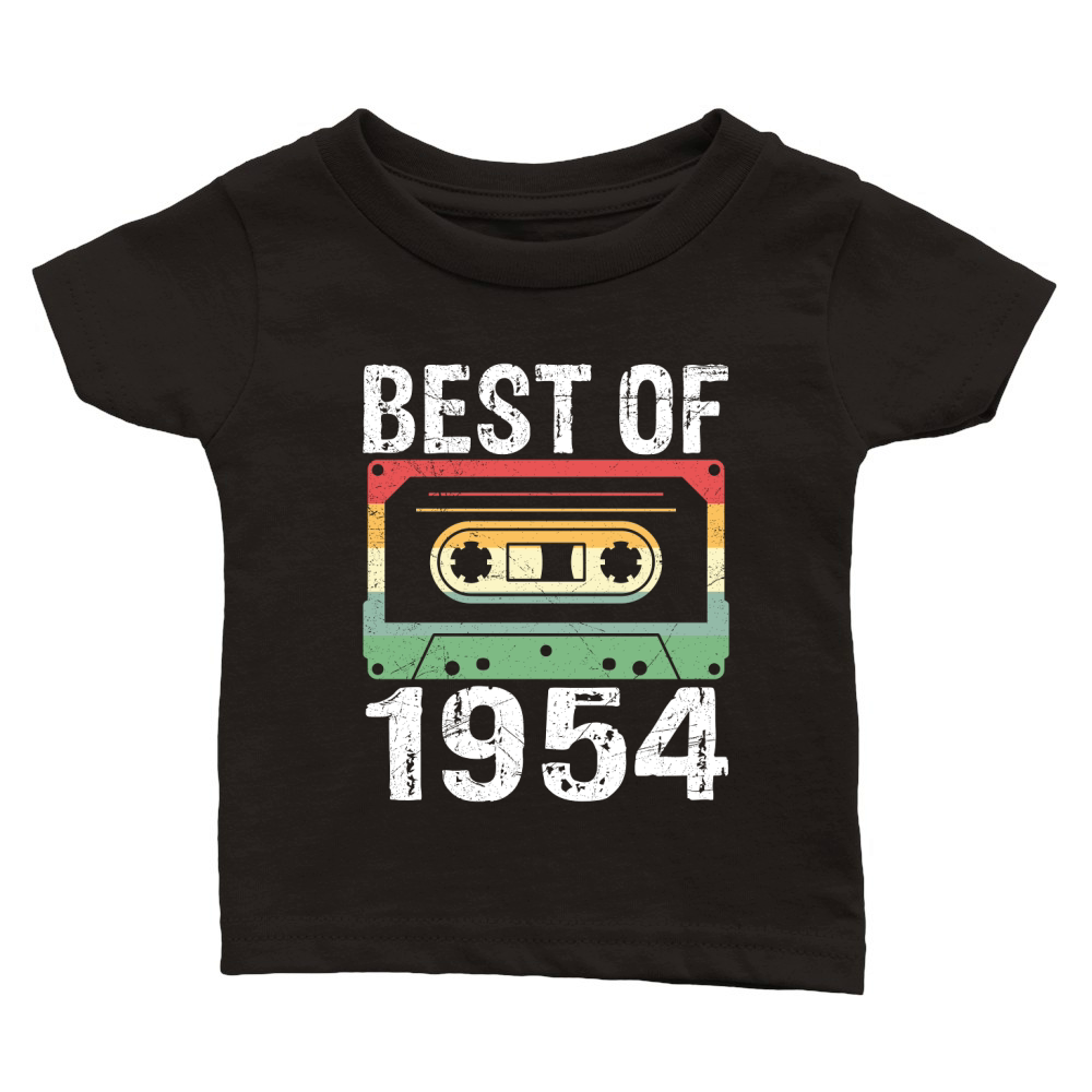 Vintage Best of 1954 Birthday Classic Baby Crewneck T-shirt