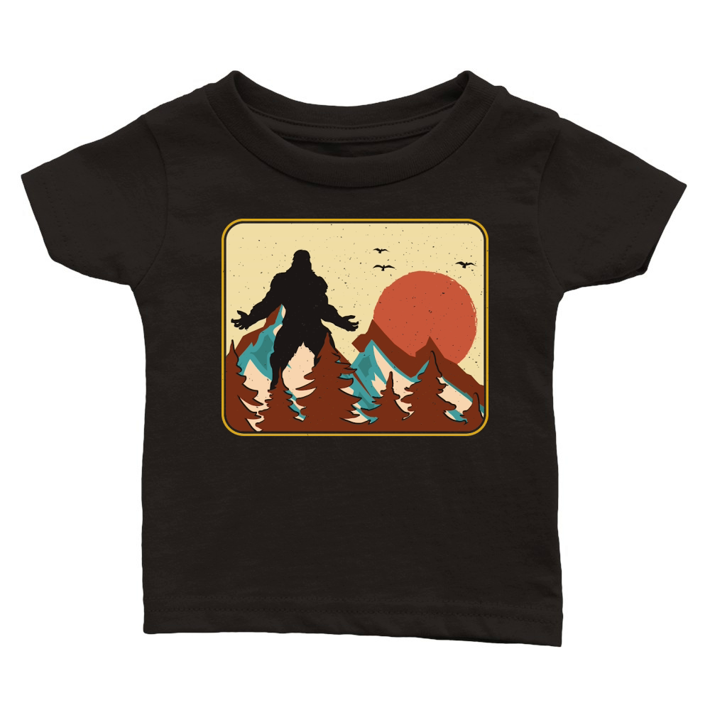 Vintage UFO Alien Bigfoot Classic Baby Crewneck T-shirt