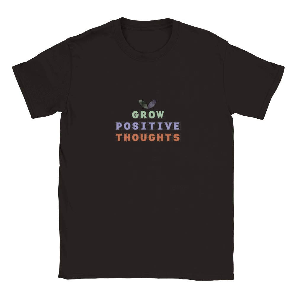 Grow positive thoughts Classic Kids Crewneck T-shirt