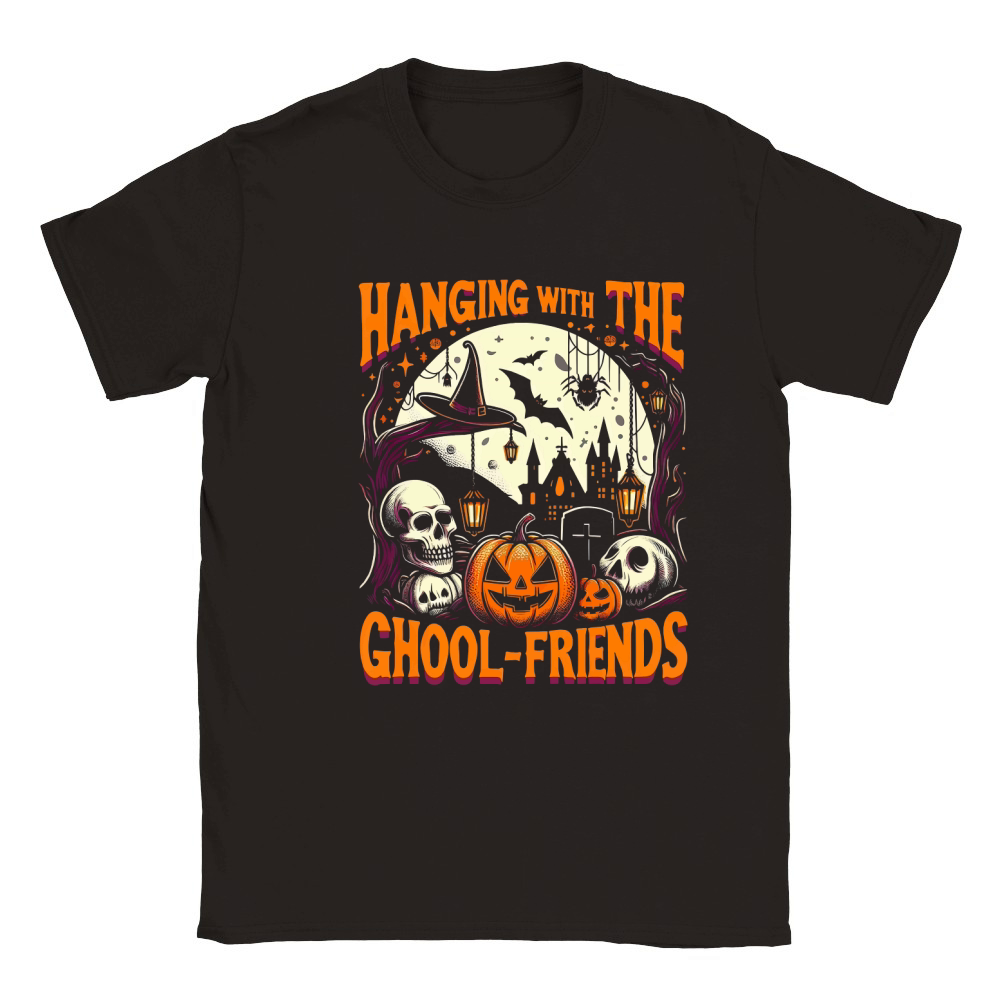 hanging with the ghool friends Classic Kids Crewneck T-shirt