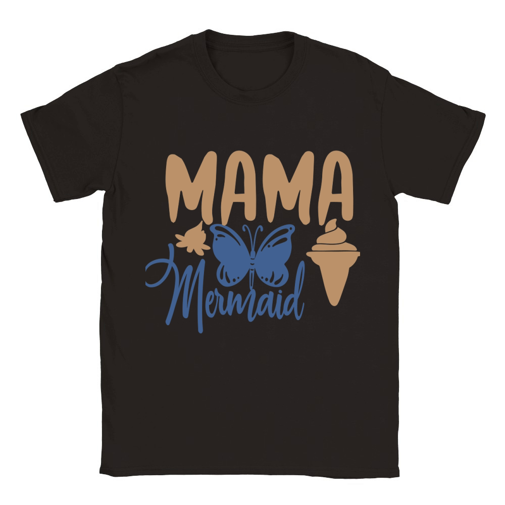 Mama mermaid Classic Kids Crewneck T-shirt