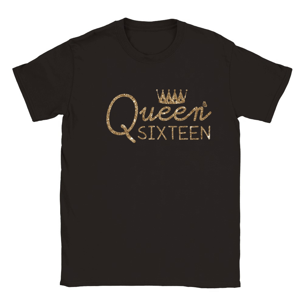 Queen Sixteen Birthday Classic Kids Crewneck T-shirt