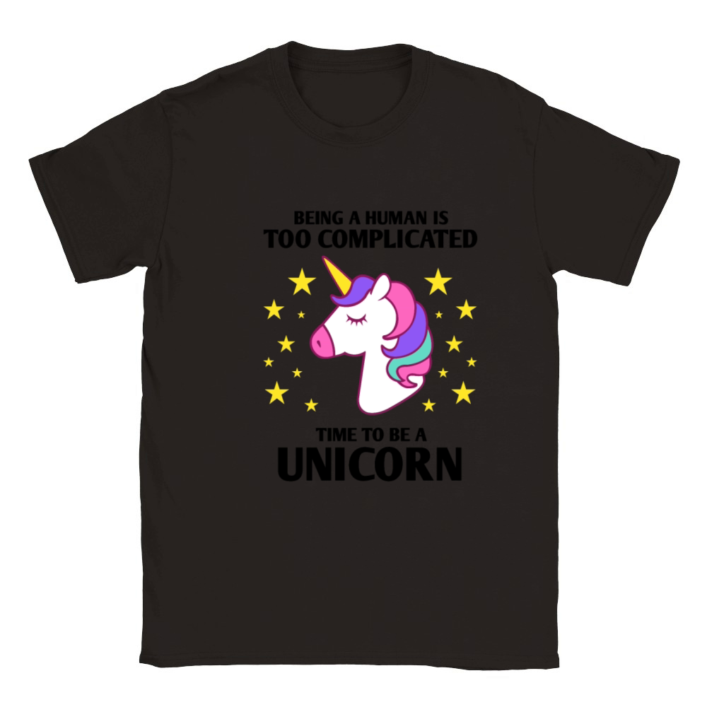 Time to be a unicorn Classic Kids Crewneck T-shirt