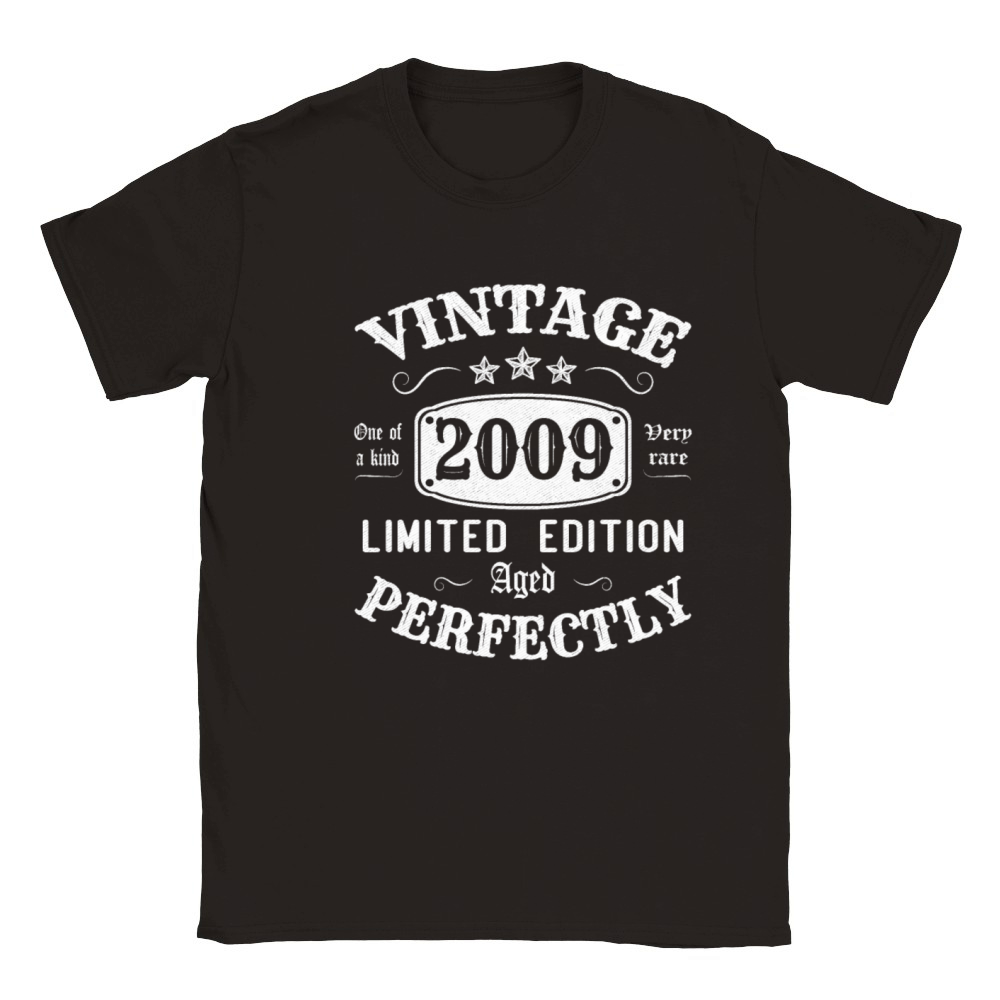 Vintage 2009 Limited Edition Aged Perfectly Classic Kids Crewneck T-shirt