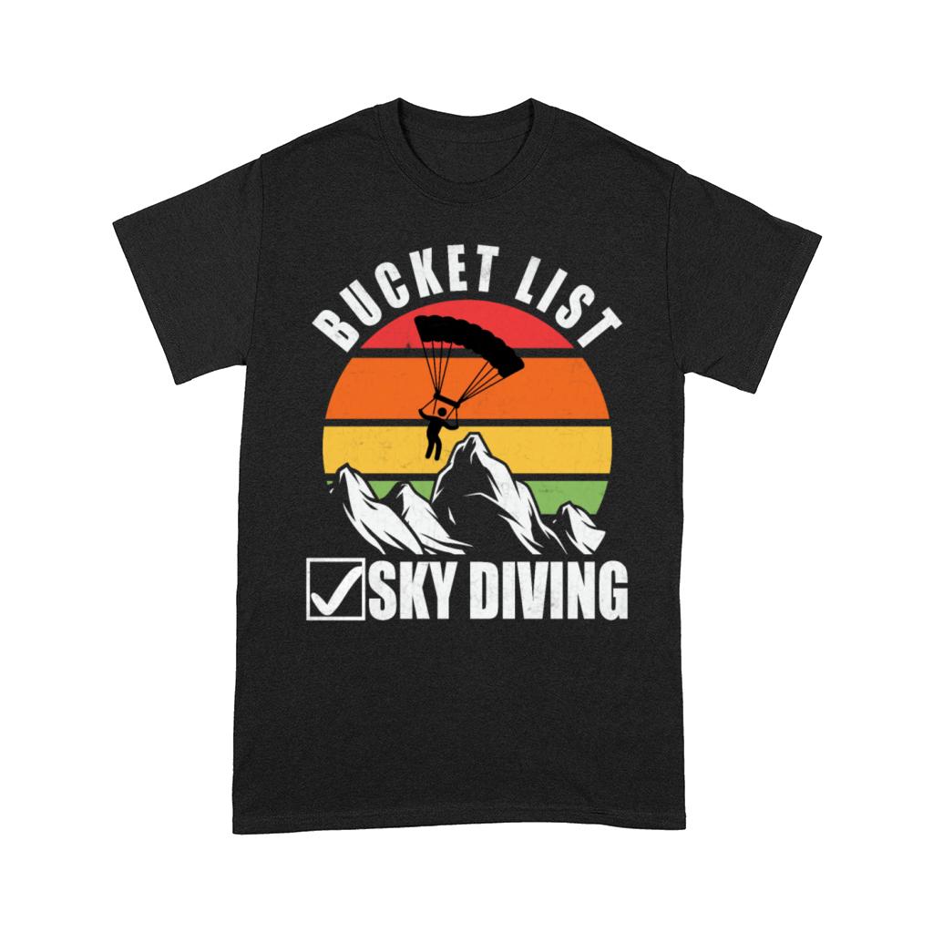 Bucket List Sky Diving Comfort T-shirt