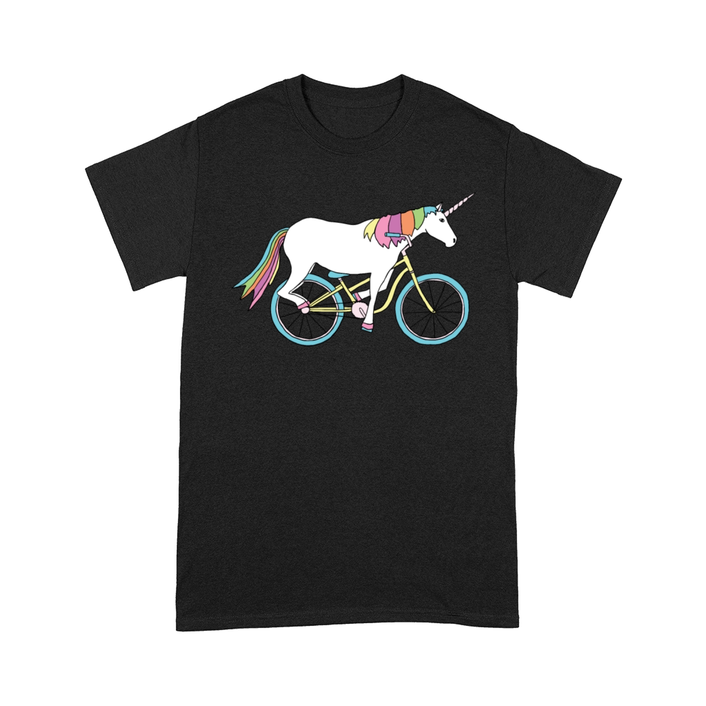 unicorn riding bike Comfort T-shirt