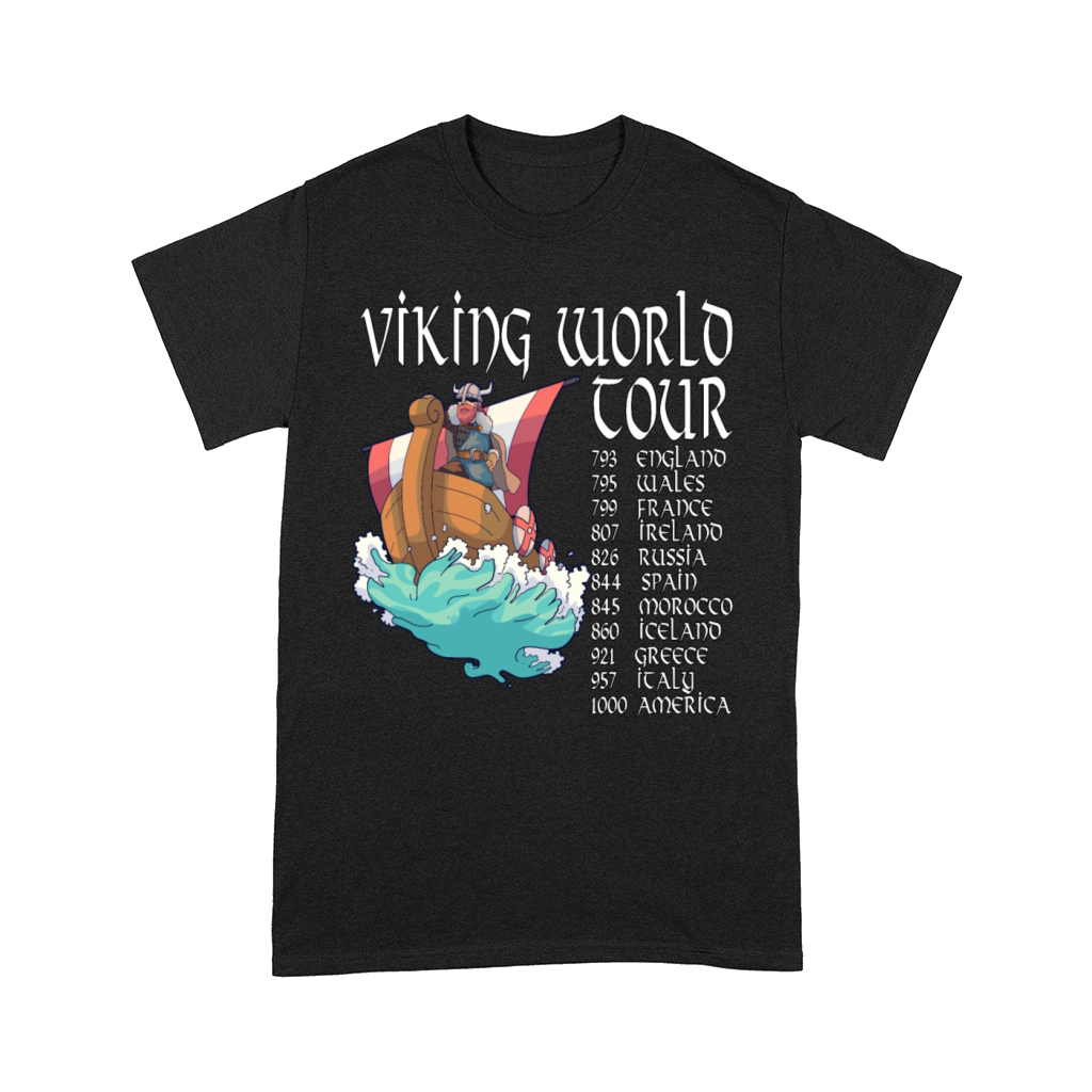 Viking World Tour Vikings Valhalla Odin for a Men Comfort T-shirt