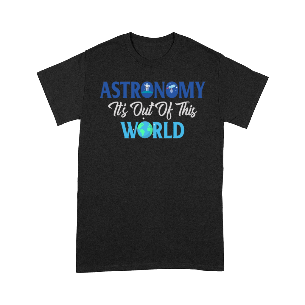 World Backyard Astronomy Evolution Astronomer Comfort T-shirt