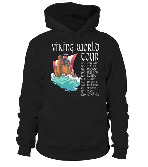 Viking World Tour Vikings Valhalla Odin for a Men Hoodie Unisex