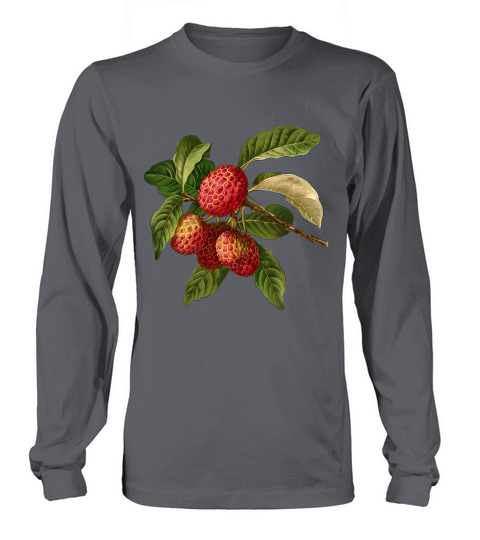 Lychee Spiky Sweetness Vintage Fruit Long sleeved Unisex