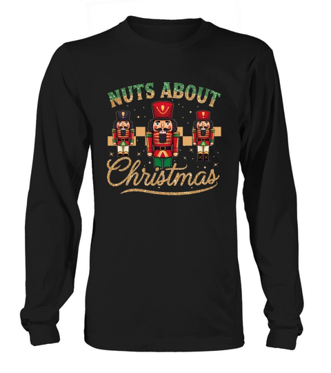 Nuts about christmas Long sleeved Unisex