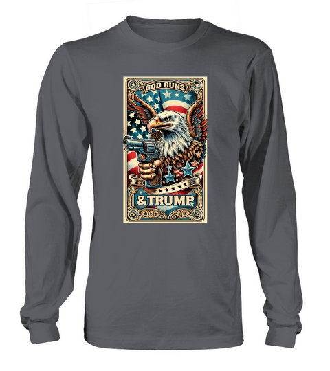 trump Tarot Card 8 Long sleeved Unisex