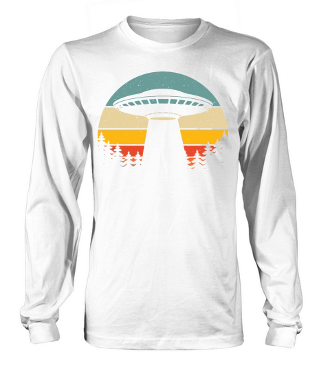 Vintage UFO Alien 09 Long sleeved Unisex