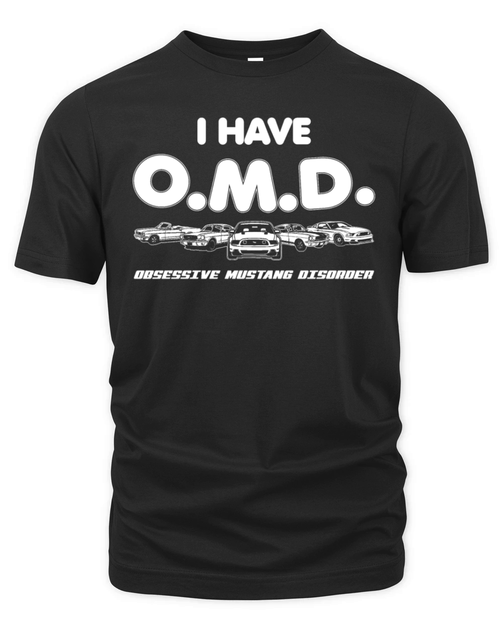 I have OMD - Obsessive Mustang Disorder Organic Unisex T-shirt