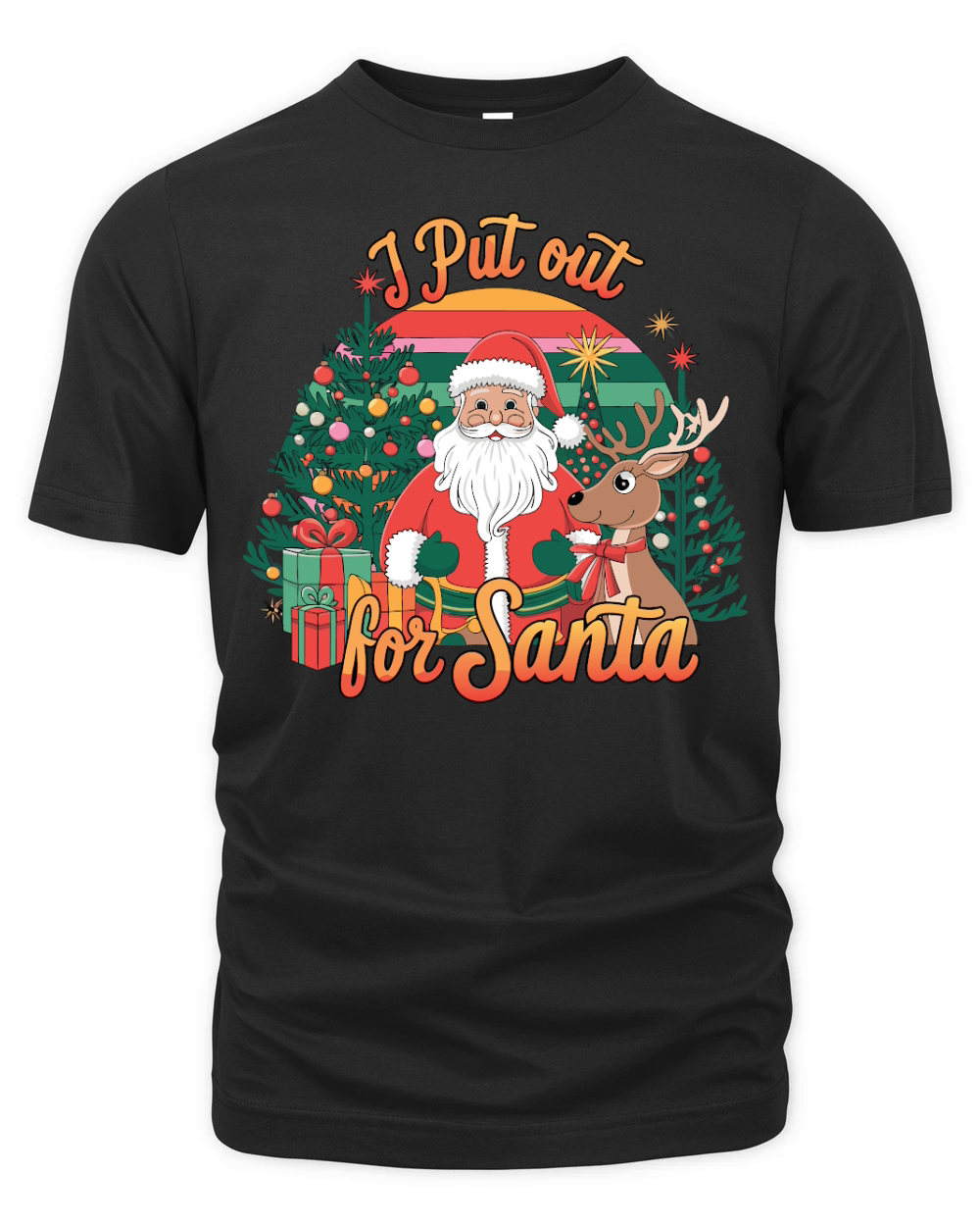 I Put Out For Santa2 Organic Unisex T-shirt