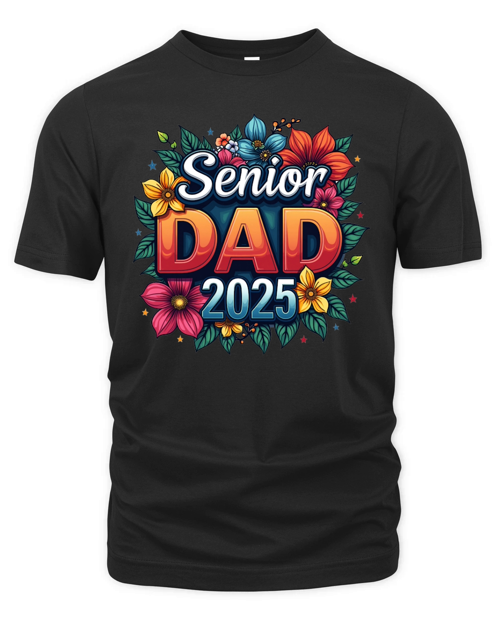 Senior Dad 2025 Organic Unisex T-shirt