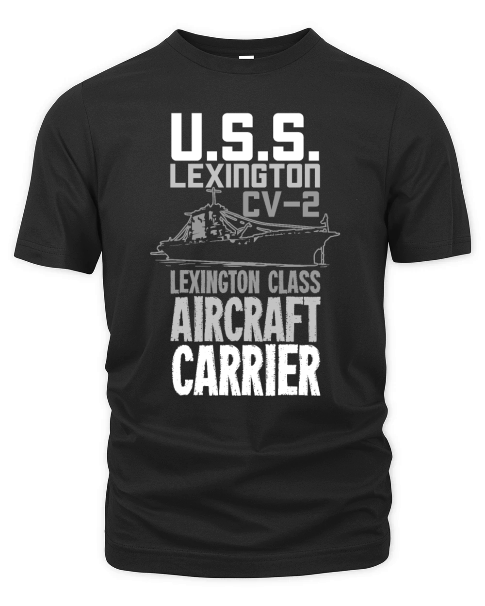 USS Lexington CV-2 Aircraft Carrier Gift For A Organic Unisex T-shirt