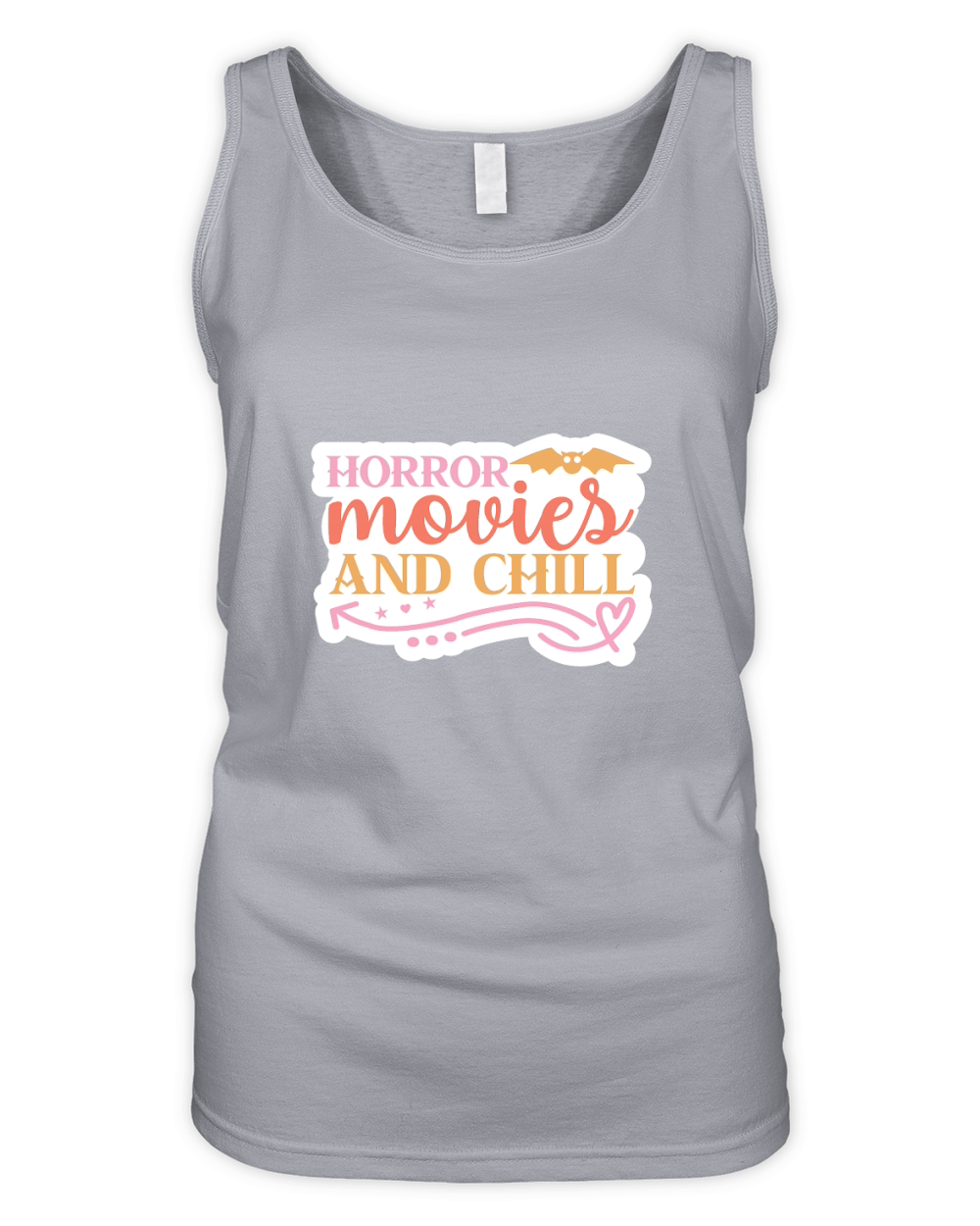 Horror movies and chill Organic Women's Tank Top