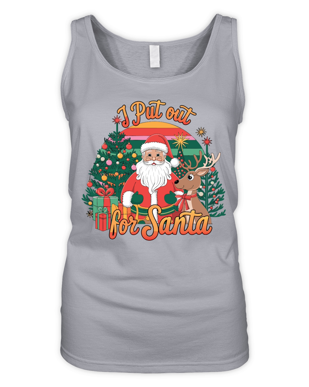 I Put Out For Santa2 Organic Women's Tank Top