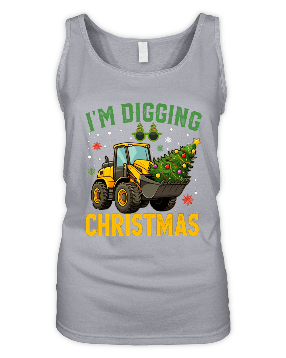 Im digging christmas Organic Women's Tank Top