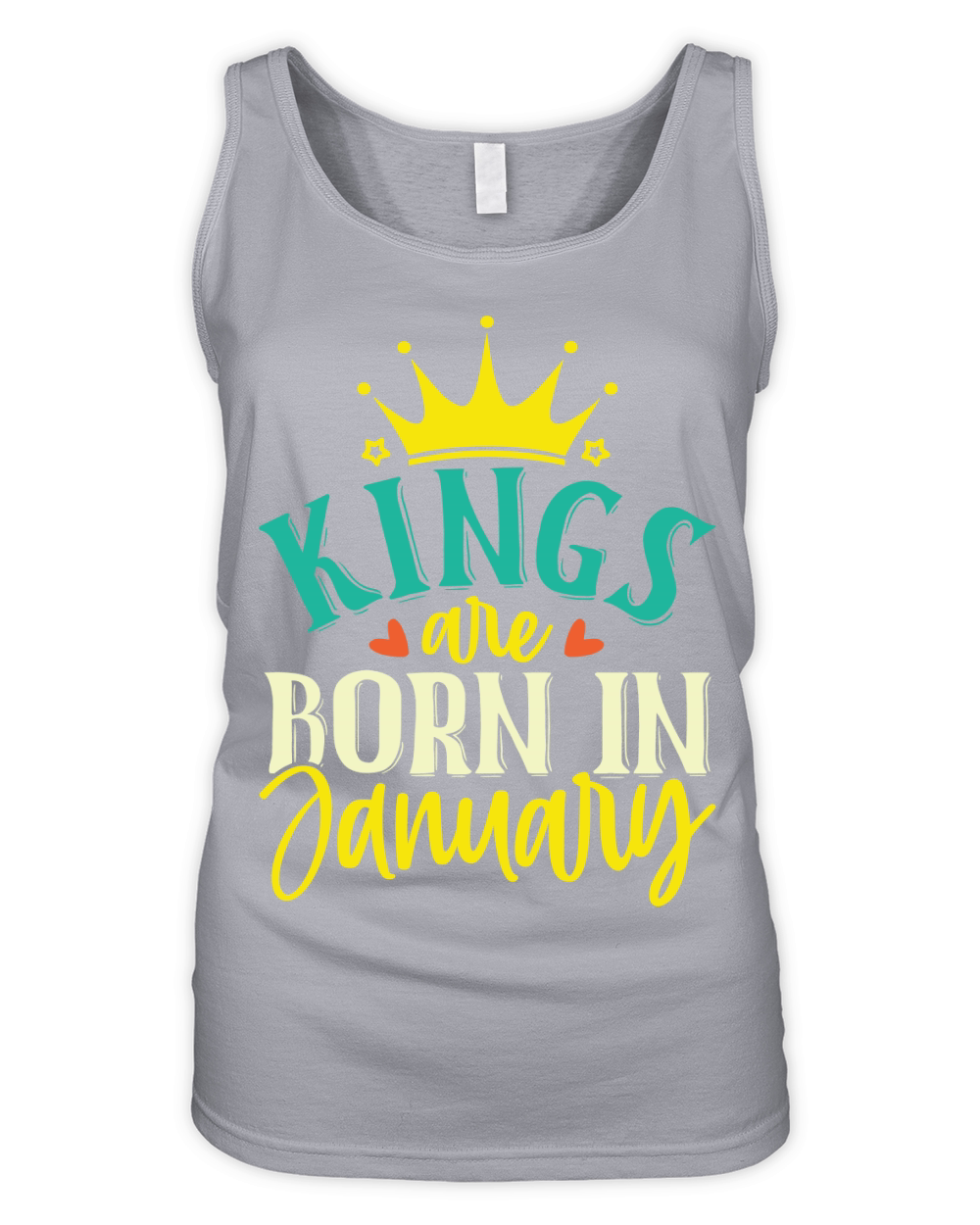 Kings Are Born In January Organic Women's Tank Top