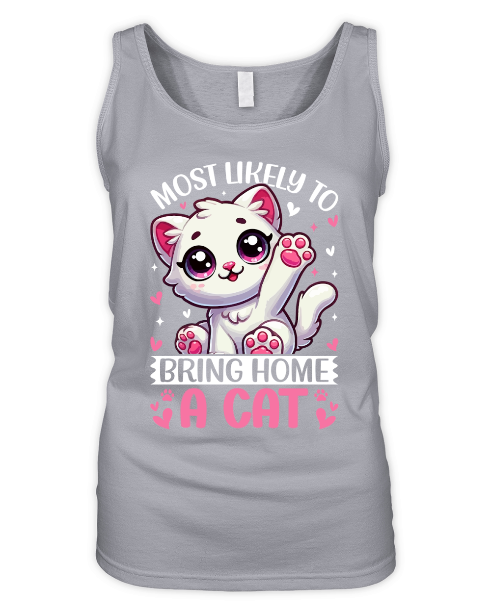 Most Likely To Bring Home A Cat Organic Women's Tank Top