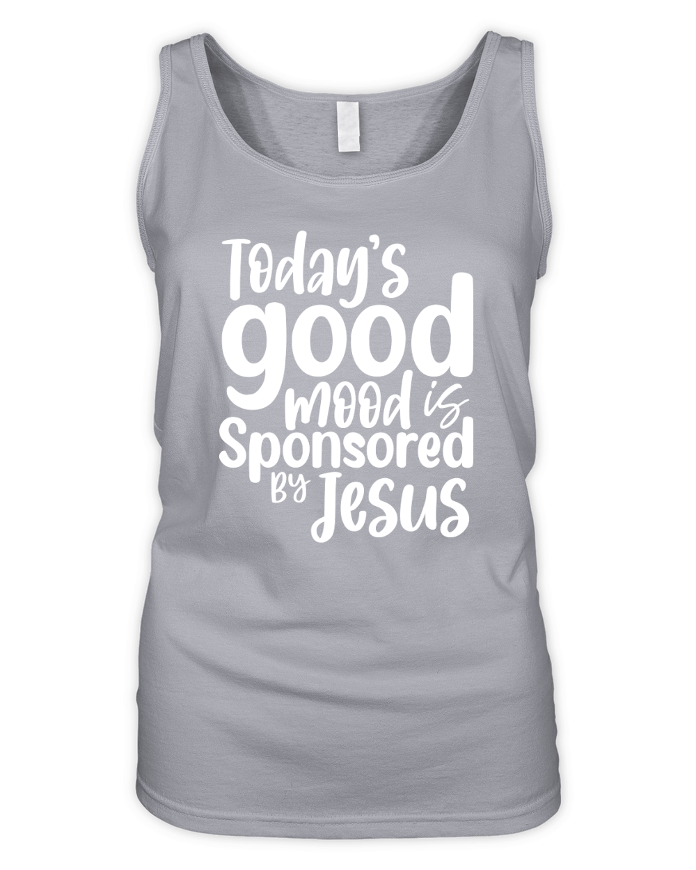 Todays Good Mood Is Sponsored By Jesus Organic Women's Tank Top